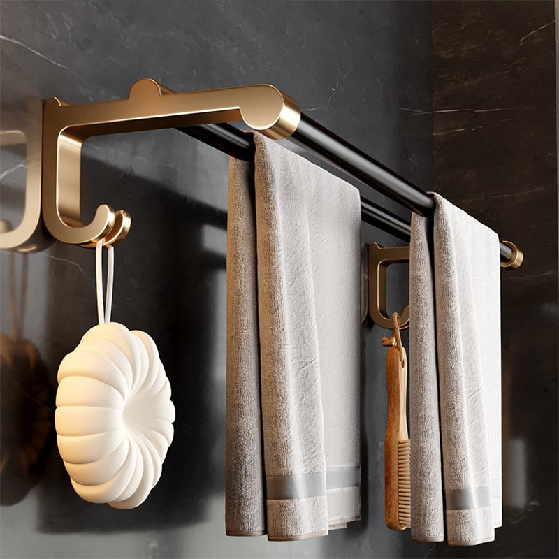 Modern Black Bath Hardware Set Towel Bar Bathroom Hardware Set