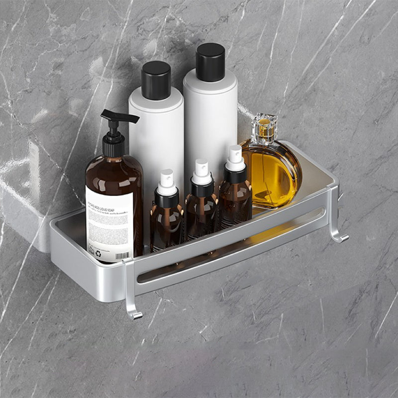 Modern Bath Hardware Set Bath Shelf Silver/Black Bathroom Accessory Kit