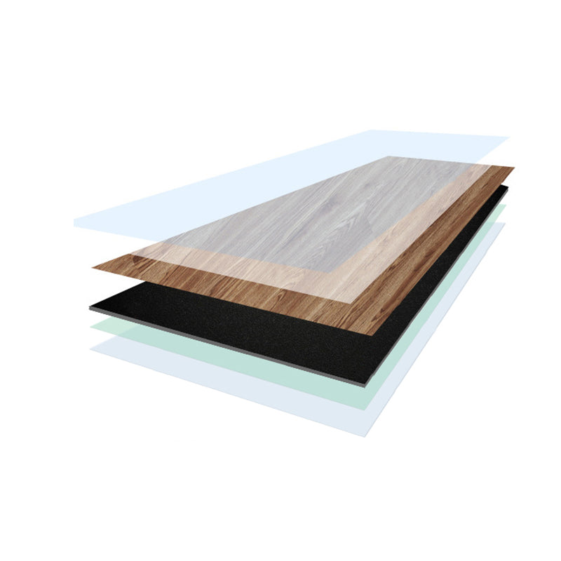 Square Edge Vinyl Flooring Living Spaces PVC Flooring with Peel & Stick