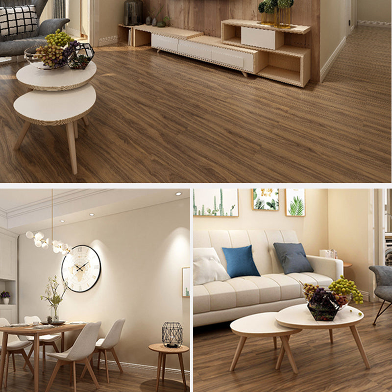 Square Edge Vinyl Flooring Living Spaces PVC Flooring with Peel & Stick