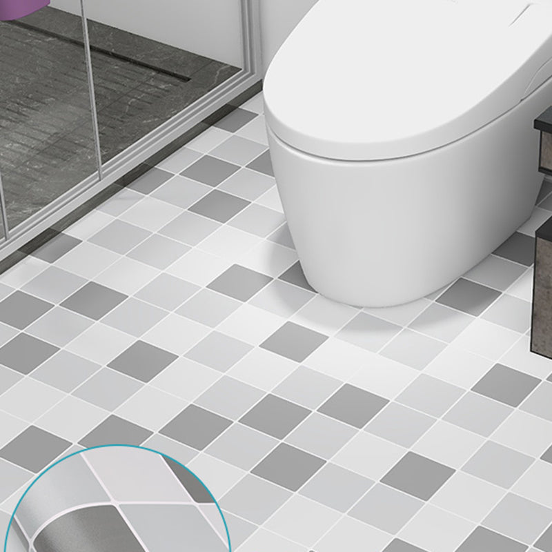 Bathroom 3.5mm Vinyl Flooring Square Peel and Stick PVC Flooring