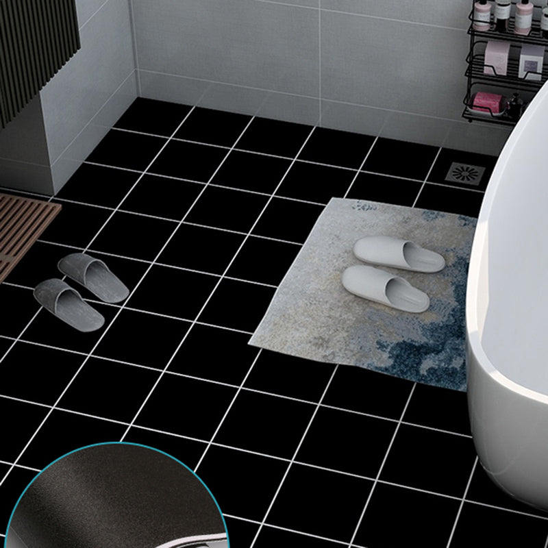 Bathroom 3.5mm Vinyl Flooring Square Peel and Stick PVC Flooring