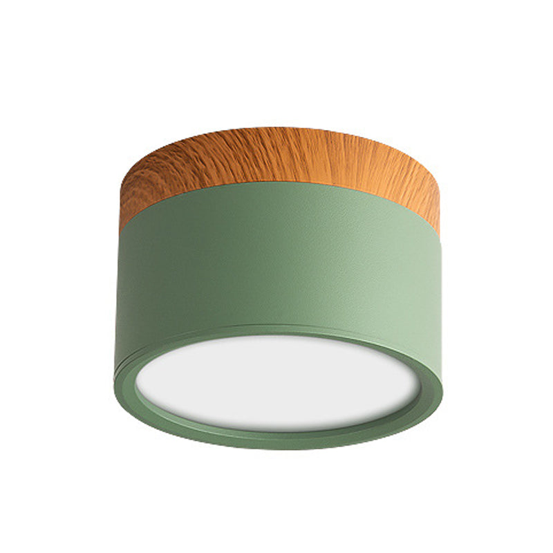 Modern LED Ceiling Lamp Colorful Flush Mount Light Fixture for Corridor