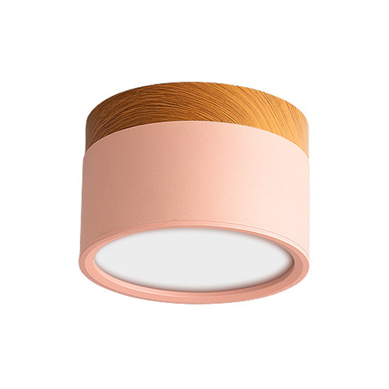 Modern LED Ceiling Lamp Colorful Flush Mount Light Fixture for Corridor