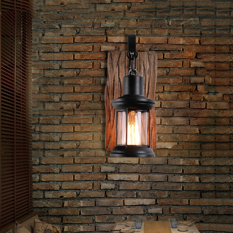 Industrial Glass Wall Light Sconces Simple Sconce Lighting for Living Room