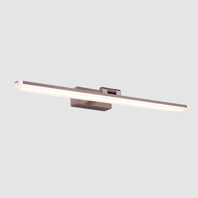 Rose Golden Single Modern Bathroom Vanity Light LED Bath Bar