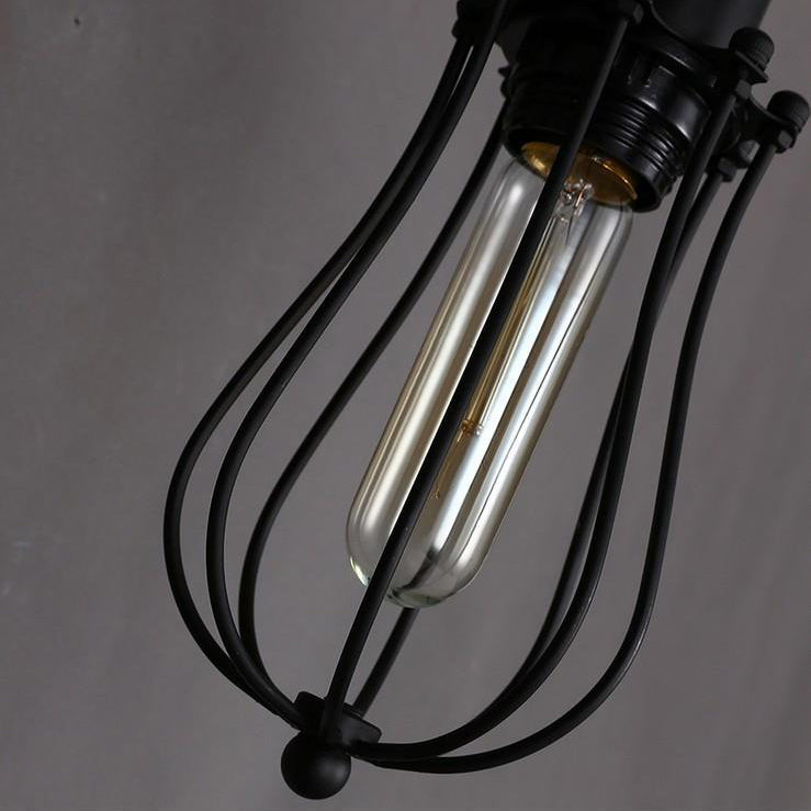 Unique Shape Sconce Light Fixture Industrial Sconce Lamp in Black Finish