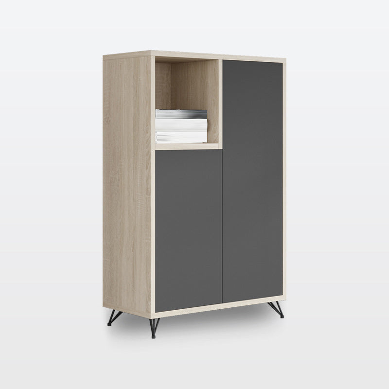 Industrial Vertical File Cabinet Wood Filing Cabinet for Home Office