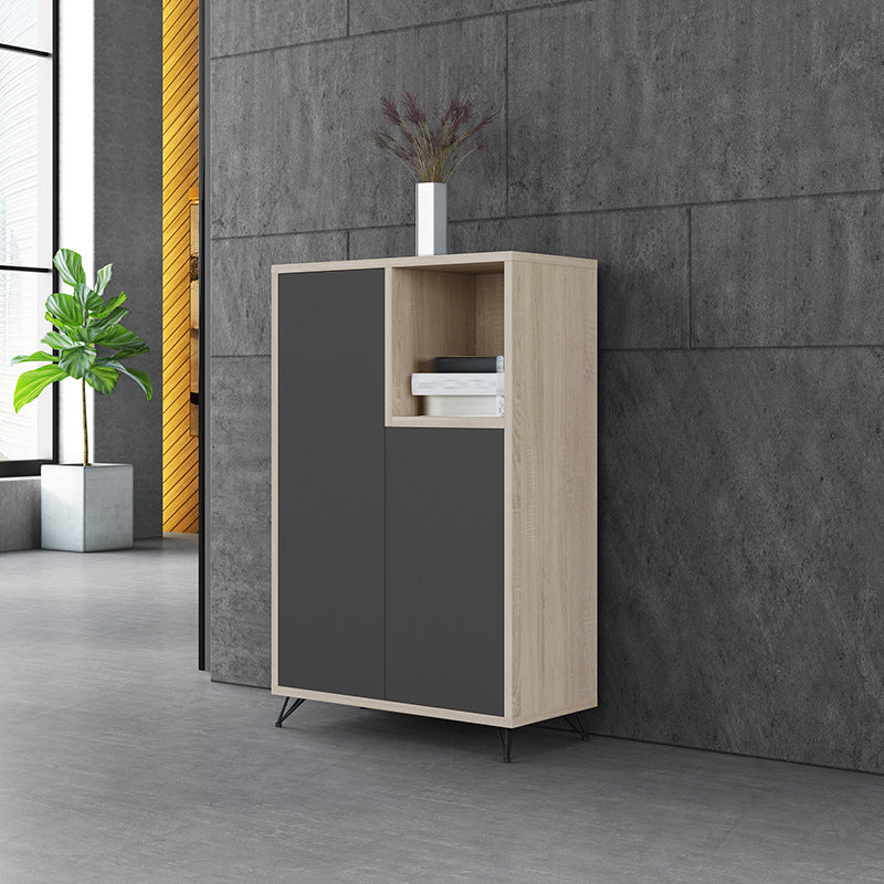 Industrial Vertical File Cabinet Wood Filing Cabinet for Home Office