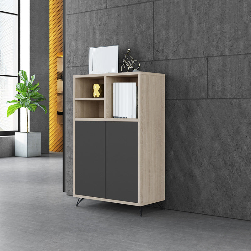 Industrial Vertical File Cabinet Wood Filing Cabinet for Home Office