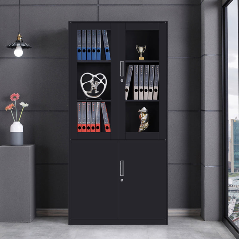 Classical Vertical File Cabinet Metal Filing Cabinet with Storage Shelves