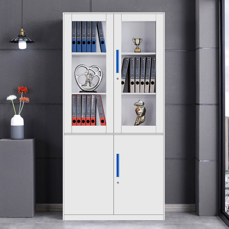 Classical Vertical File Cabinet Metal Filing Cabinet with Storage Shelves