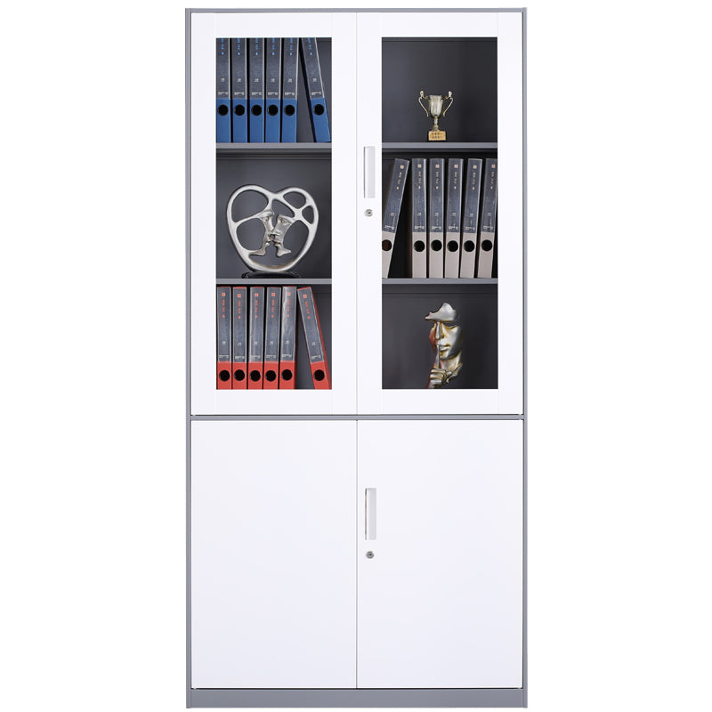 Classical Vertical File Cabinet Metal Filing Cabinet with Storage Shelves