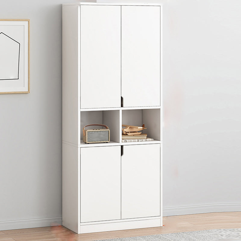 Contemporary Filing Cabinet Storage Shelves Glass Detail Wood File Cabinet