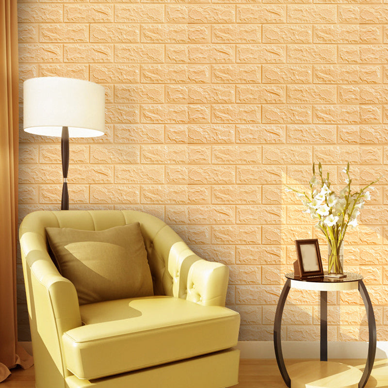 Modern Paneling PVC 3D Embossed Self-Adhesive Waterproof Indoor Wainscoting