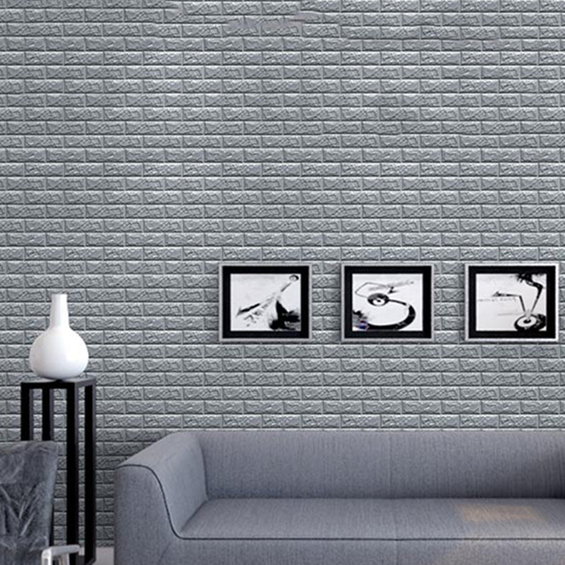 Modern Paneling PVC 3D Embossed Self-Adhesive Waterproof Indoor Wainscoting