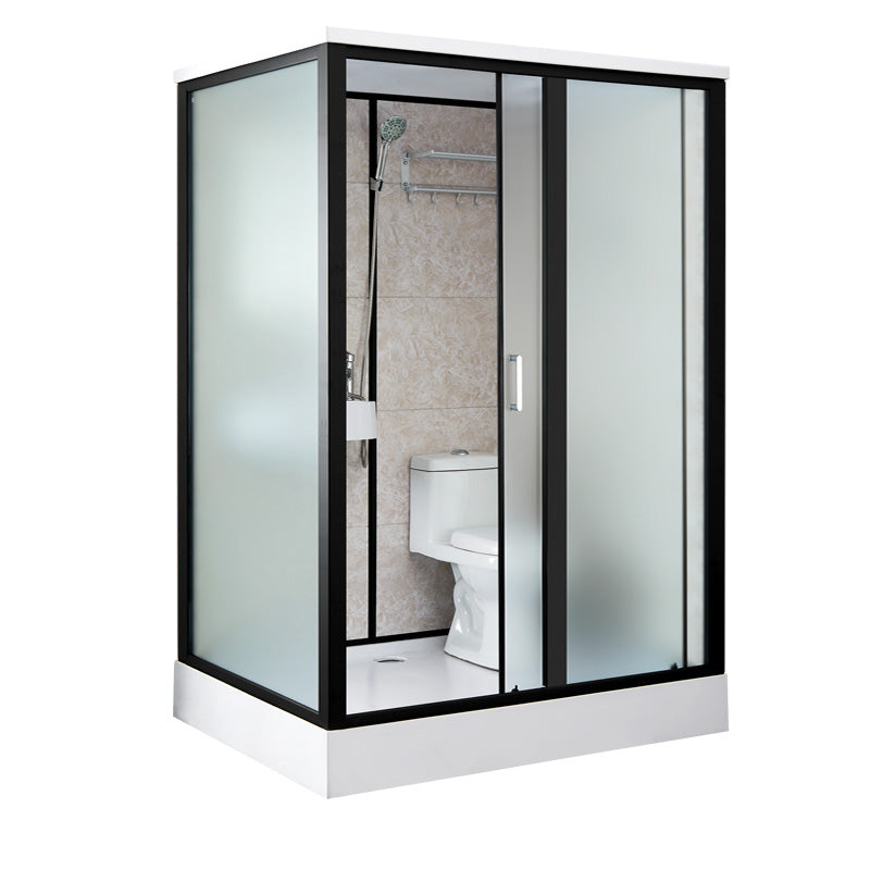 Linear Sliding Shower Enclosure Metal Framed Shower Enclosure with Tempered Glass