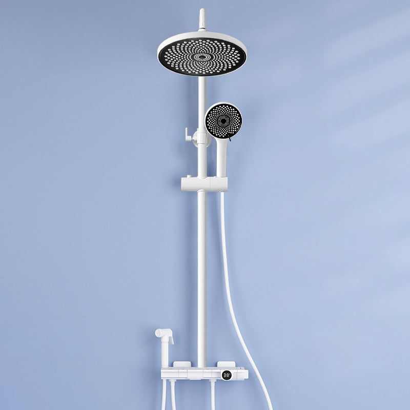 Contemporary Round and Square Shower System Wall Mounted Shower Set