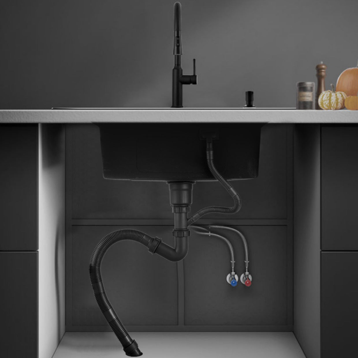 Contemporary Kitchen Sink Colorfast Drop-In Stainless Steel Kitchen Sink