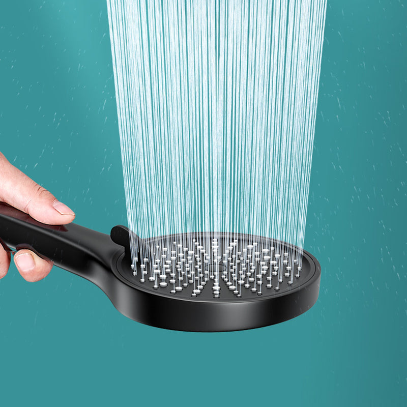 Contemporary Round Shower Head Pure Color Handheld Shower Head