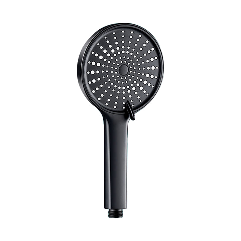 Contemporary Round Shower Head Pure Color Handheld Shower Head