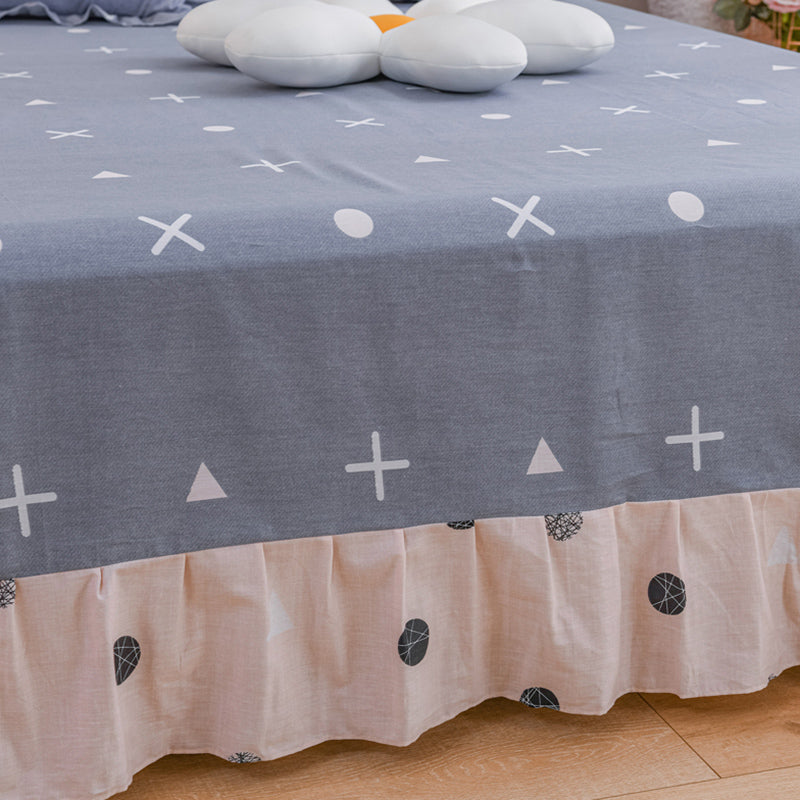 Cotton Bed Sheet Home Bedroom Dormitory Simple Bed Sheet Set