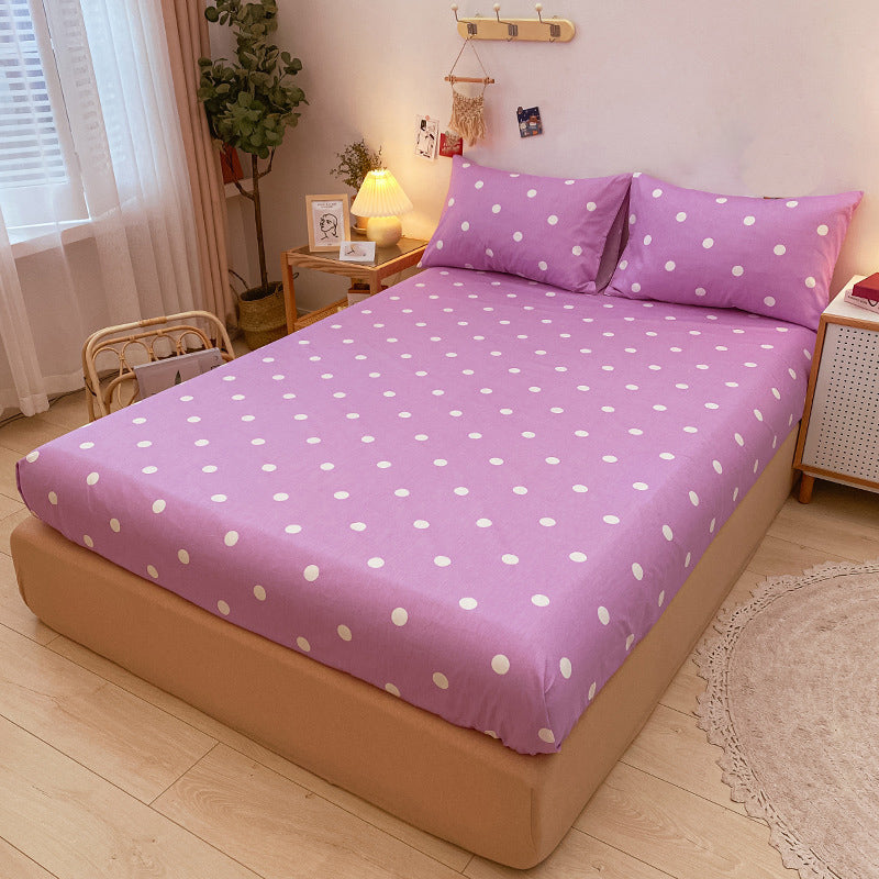 Pure Cotton Bed Sheet Home Bedroom Dormitory Simple Bed Sheet Set