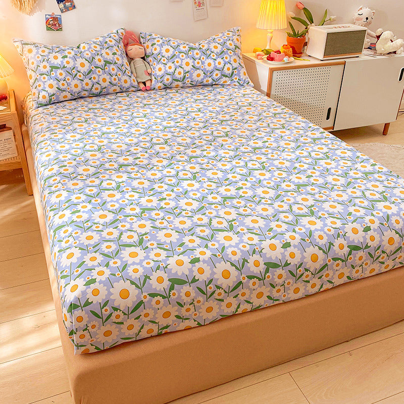 Pure Cotton Bed Sheet Home Bedroom Dormitory Simple Bed Sheet Set