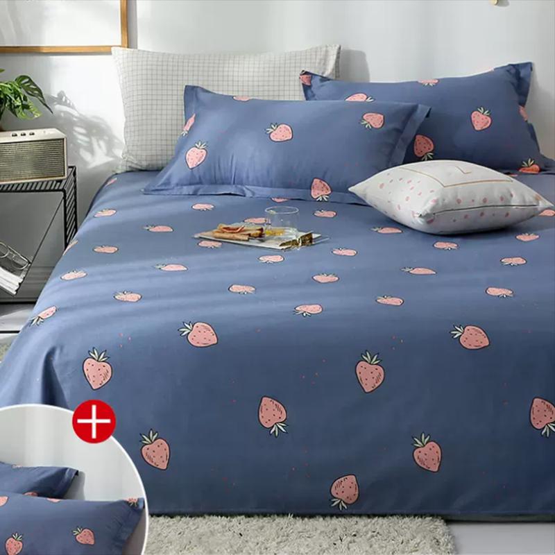 Pure Cotton Bed Sheet Single Piece Home Bedroom Dormitory Simple Fitted Sheet