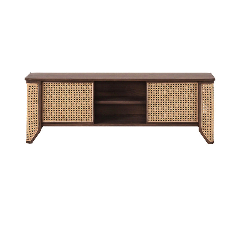 Solid Wood TV Media Console Scandinavian TV Stand for Living Room