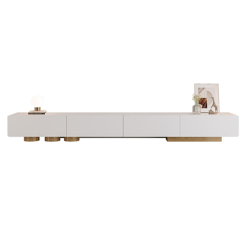 Contemporary Media Console Wooden TV Stand Console for Living Room