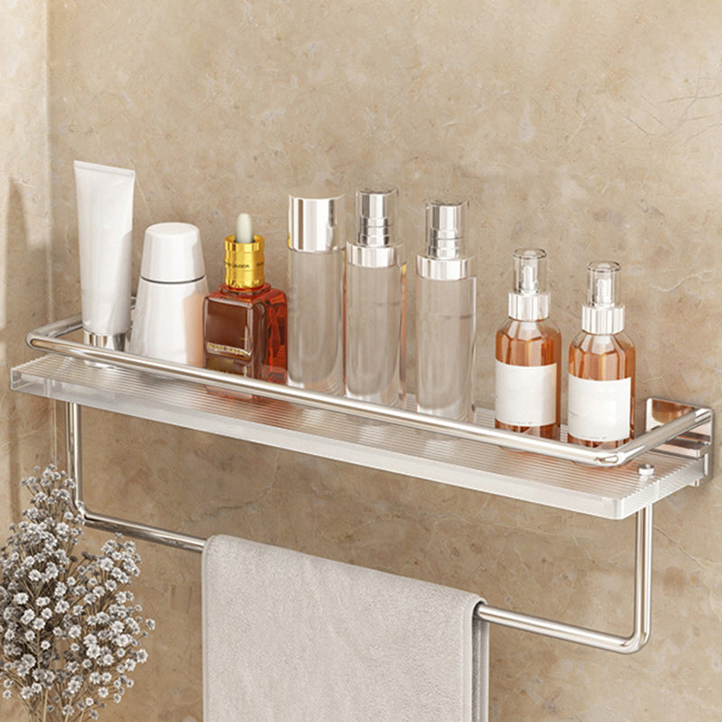 Modern Silver/Gold Bathroom Hardware Set Bath Shelf Bathroom Set