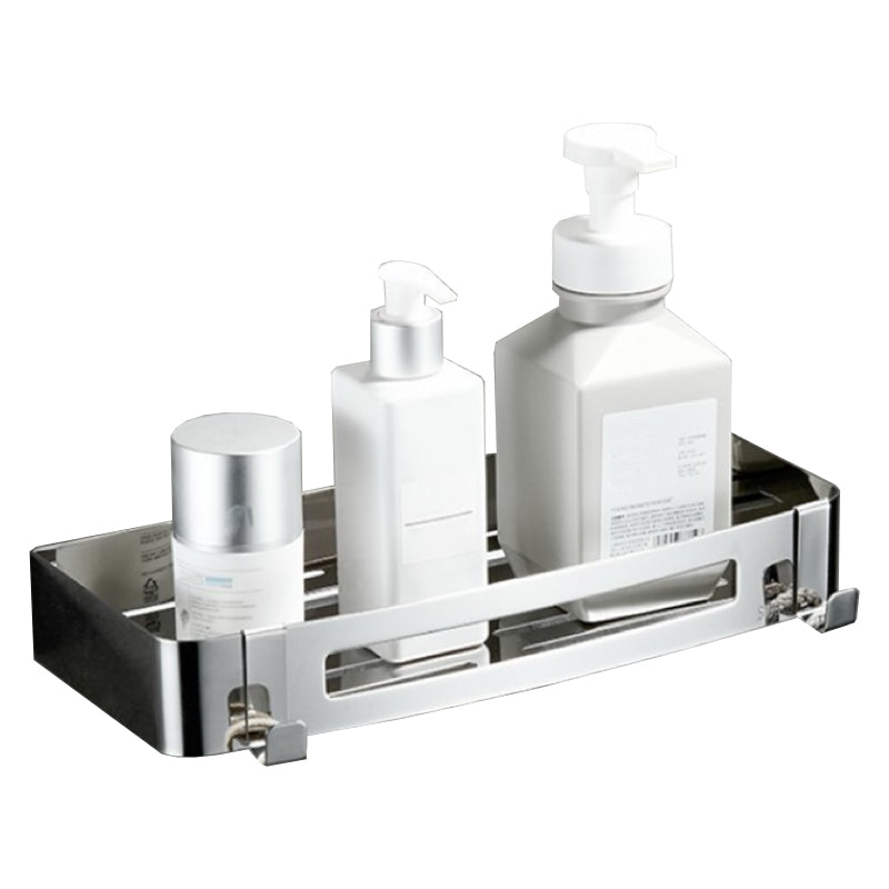 Modern Bathroom Hardware Set Silver Bath Shelf Bath Hardware Set