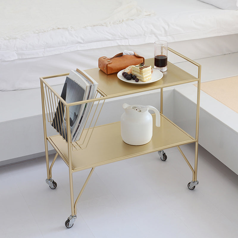 Contemporary Bedside Cabinet Lower Shelf Night Table for Bedroom