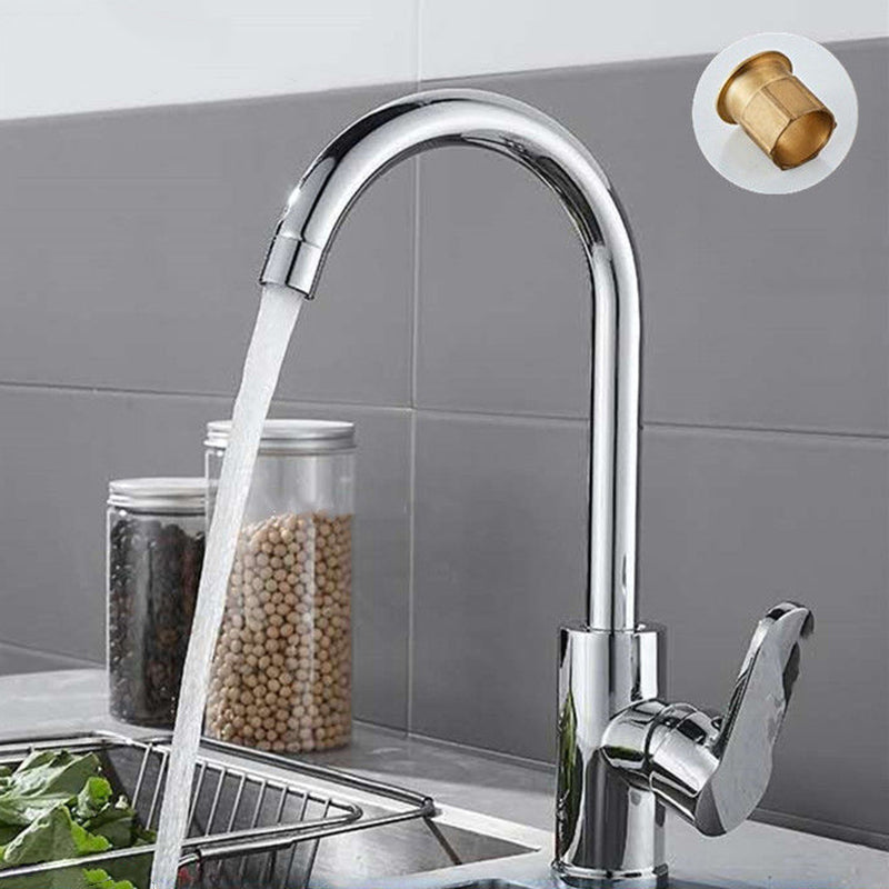 Modern Pot Filler Brass Lever Handles and Supply Lines High Arch Pot Filler Kitchen Faucet