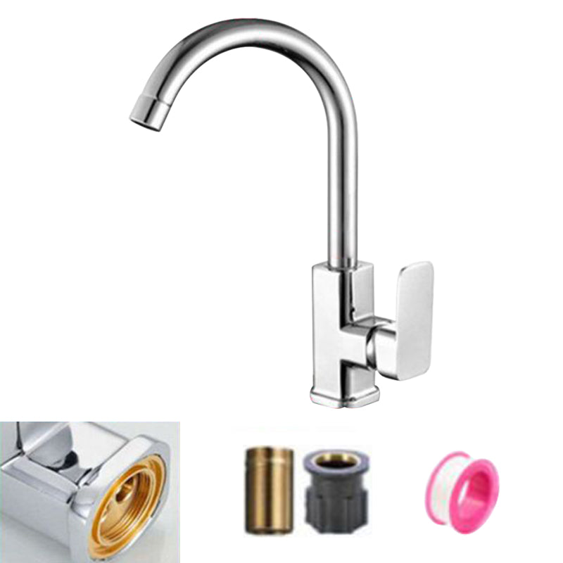 Modern Pot Filler Brass Lever Handles and Supply Lines High Arch Pot Filler Kitchen Faucet