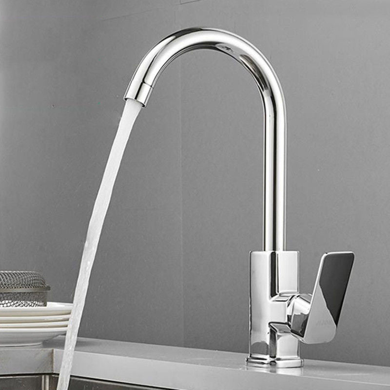 Modern Pot Filler Brass Lever Handles and Supply Lines High Arch Pot Filler Kitchen Faucet