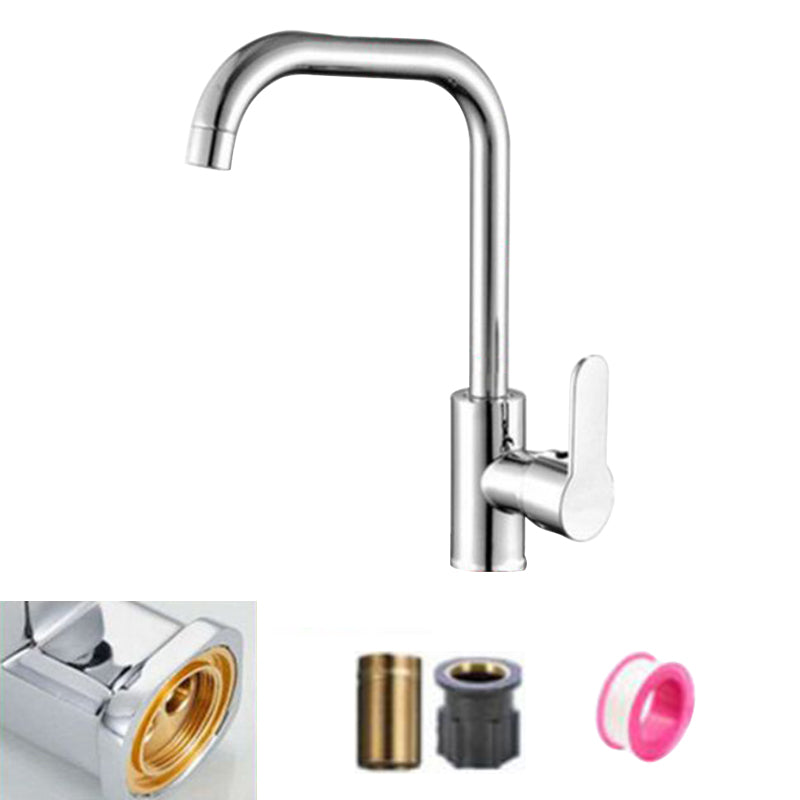 Modern Pot Filler Brass Lever Handles and Supply Lines High Arch Pot Filler Kitchen Faucet