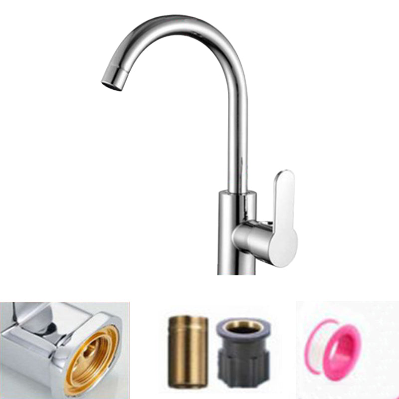 Modern Pot Filler Brass Lever Handles and Supply Lines High Arch Pot Filler Kitchen Faucet