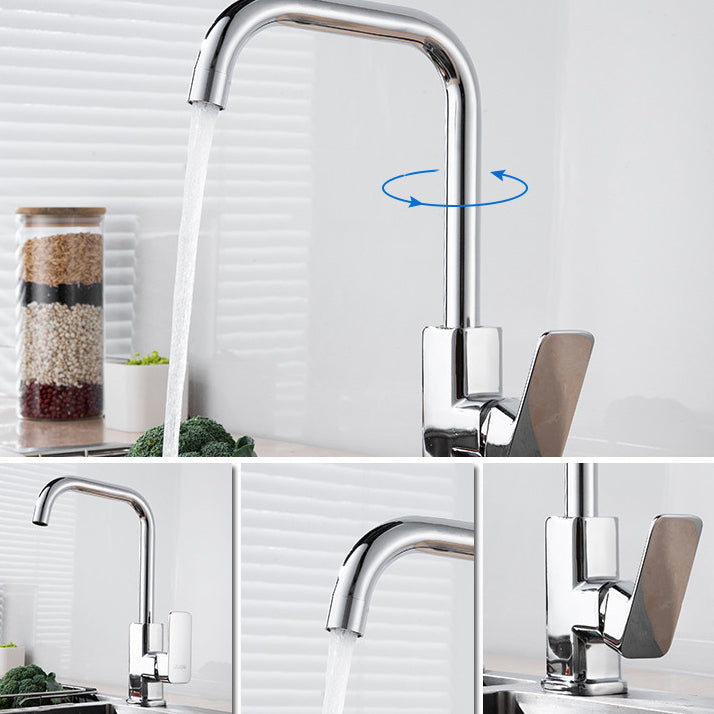 Modern Pot Filler Brass Lever Handles and Supply Lines High Arch Pot Filler Kitchen Faucet