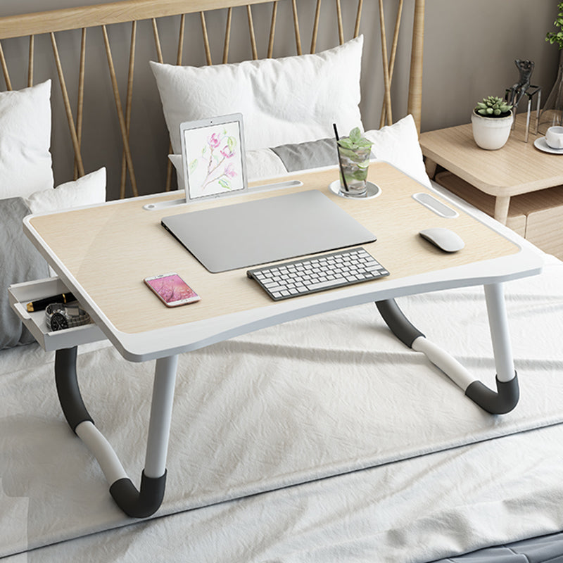 Contemporary Engineered Wood Writing Desk Bedroom Office Desk with Legs