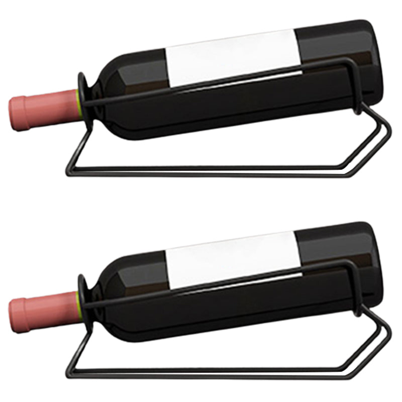 Modern Metal Wine Rack Bottle Countertop Wine Bottle Holder for Kitchen