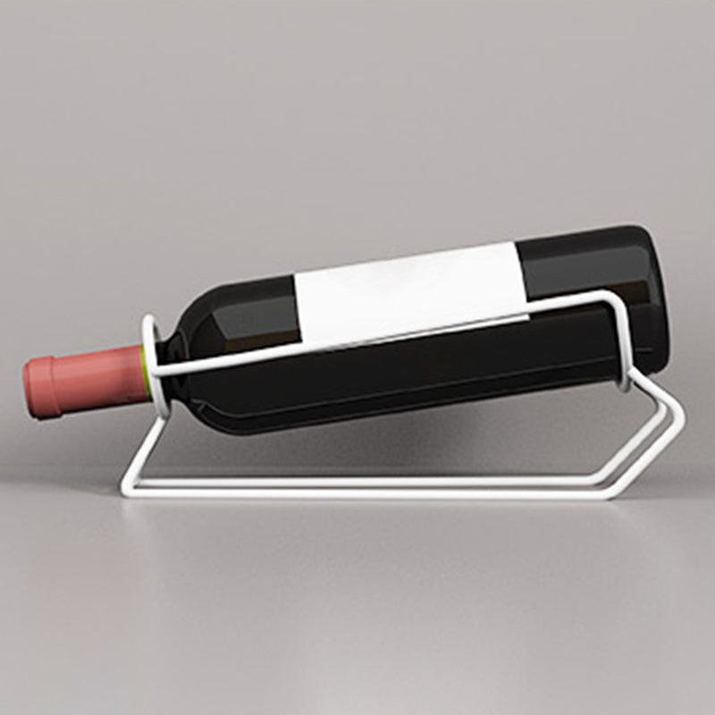 Modern Metal Wine Rack Bottle Countertop Wine Bottle Holder for Kitchen