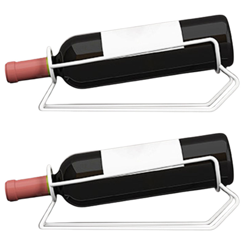 Modern Metal Wine Rack Bottle Countertop Wine Bottle Holder for Kitchen