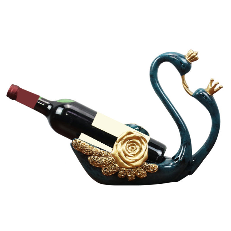 Glam Resin Wine Rack Bottle Tabletop Wine Rack Bottle for Kitchen