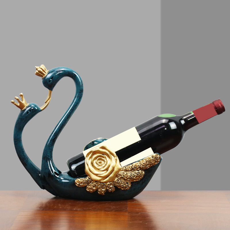 Glam Resin Wine Rack Bottle Tabletop Wine Rack Bottle for Kitchen