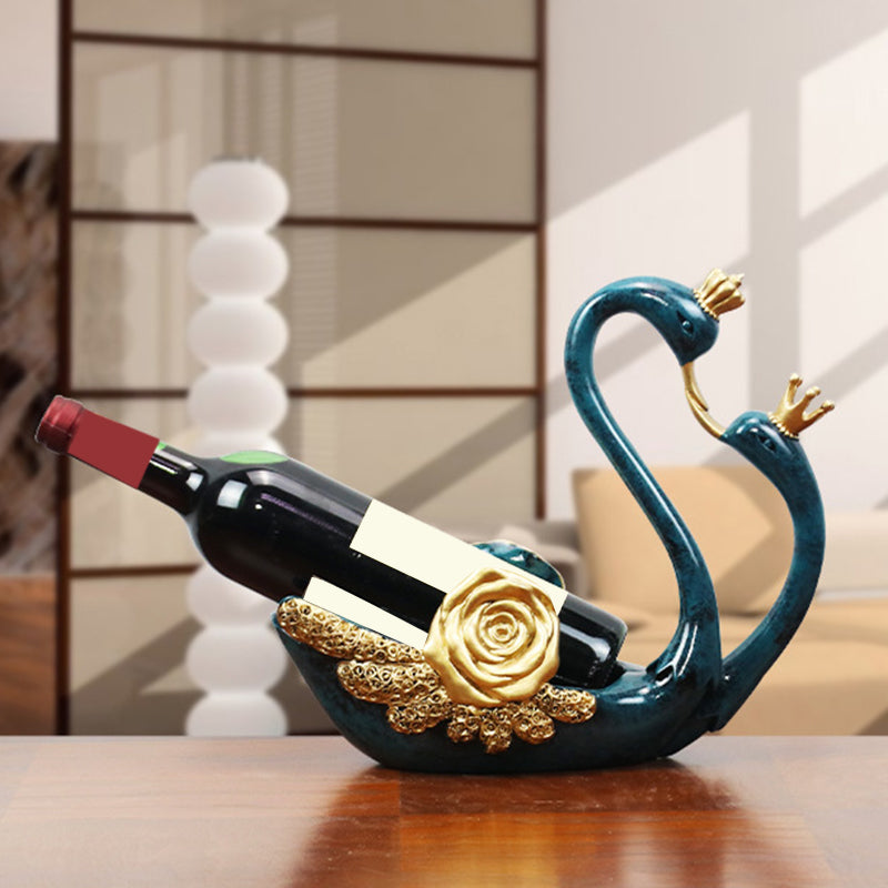 Glam Resin Wine Rack Bottle Tabletop Wine Rack Bottle for Kitchen