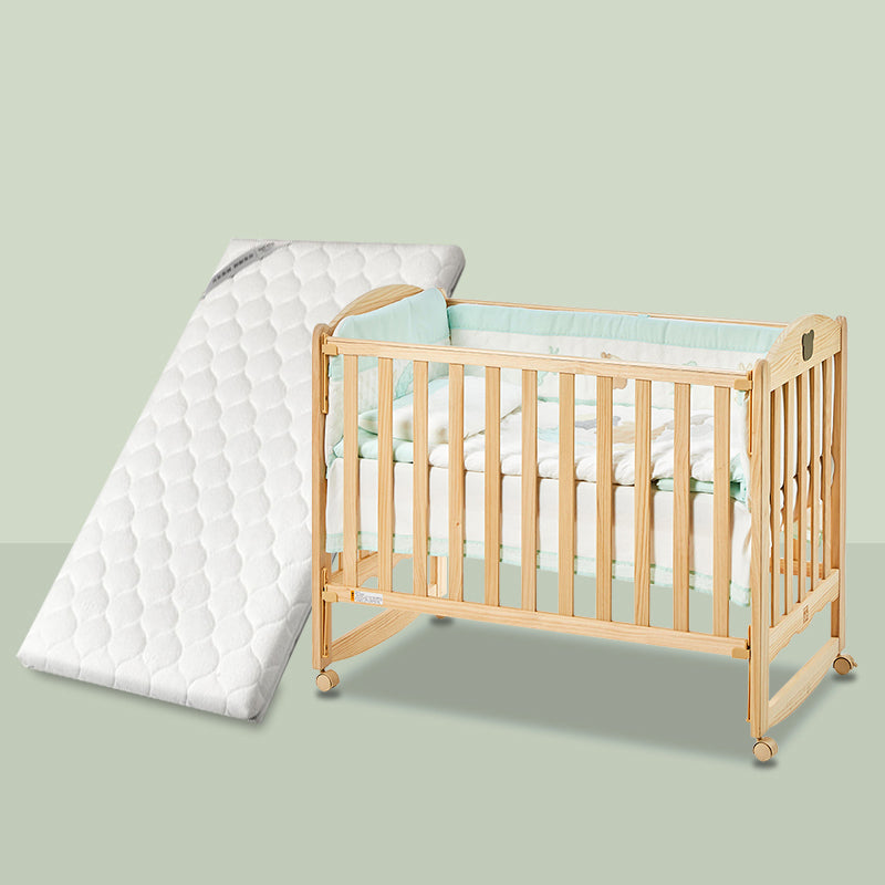 Modern Kids Bed Mattress Included Toddler Bed with Guardrails