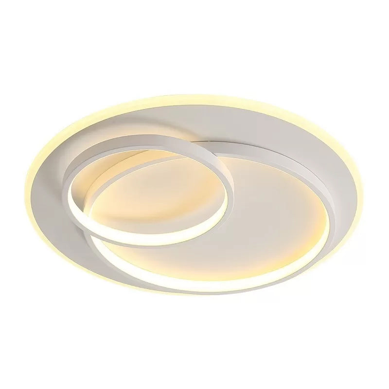 Modernism LED Ceiling Light White Flush Mount Lighting for Hallway