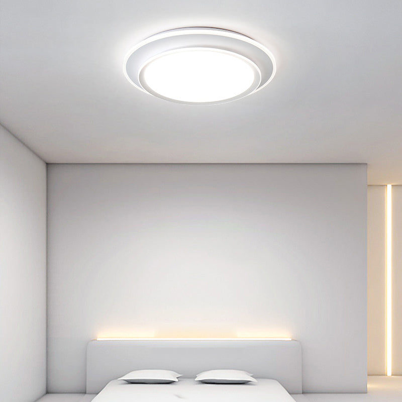 LED Black/white Ceiling Light Contemporary Flush Mount Lighting for Home